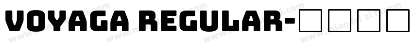 Voyaga Regular字体转换